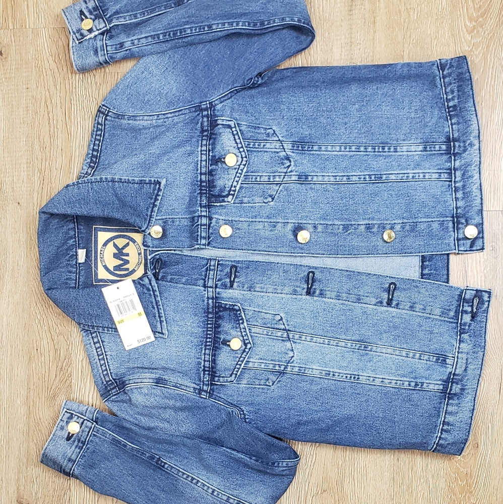 Michael Kors Classic Cotton Denim Jacket - Picture 5 of 16